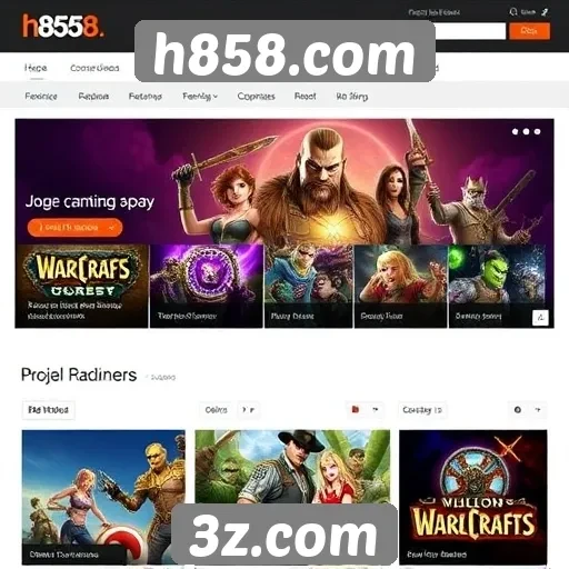Comparação do h858.com com outros sites de jogos