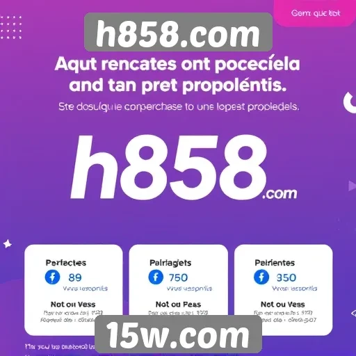Plataforma h858.com oferece promoções para novos usuários