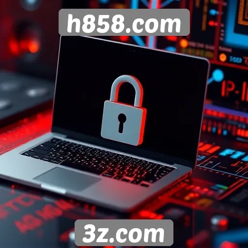 Análise de segurança no site h858.com