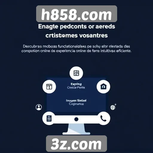 Avaliação das funcionalidades do site h858.com